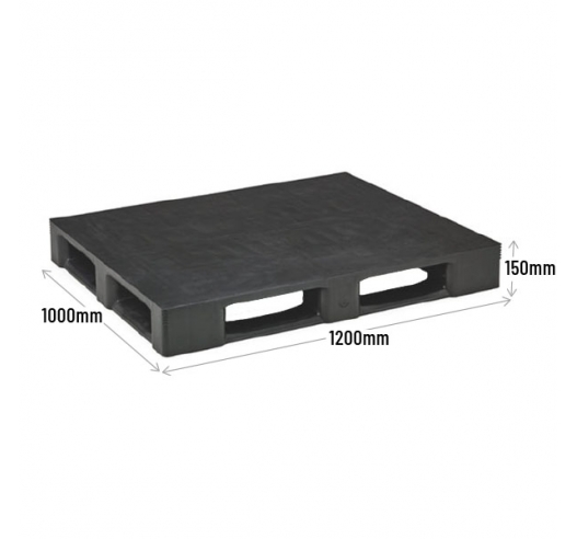 Medium Duty Closed Deck Plastic Pallet Dimensions