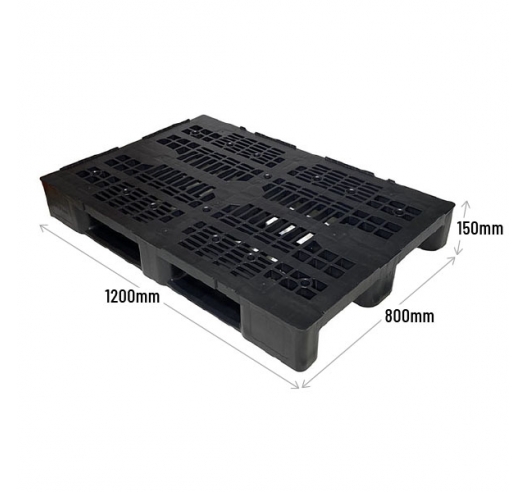 Medium Duty Plastic Pallet With 3 Runners Dimensions