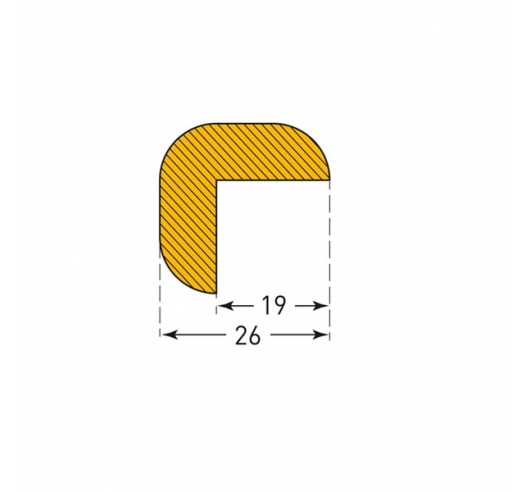 Edge Protection Foam Right Angle 26 x 26mm