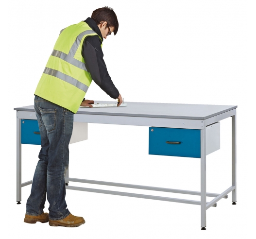 Taurus Utility Workbench with Two Drawers In Use