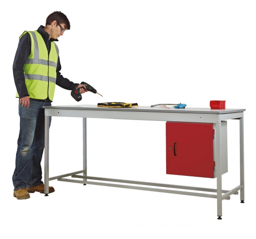 Taurus Utility Workbench with Cupboard In Use