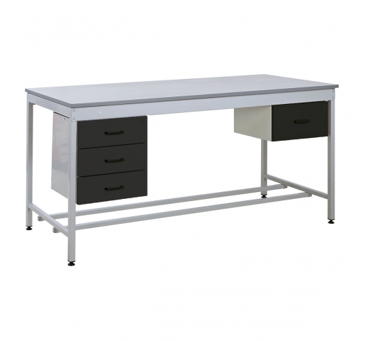 Taurus Utility Workbench with Triple Drawer Single Drawer