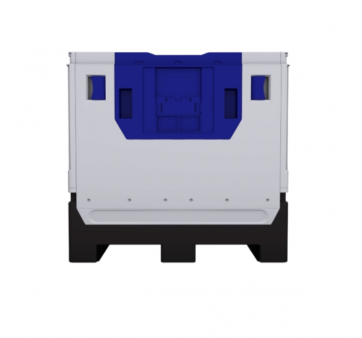 Collapsible Plastic Pallet Box Side View