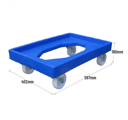 Blue ROTO64D Dolly Dimensions