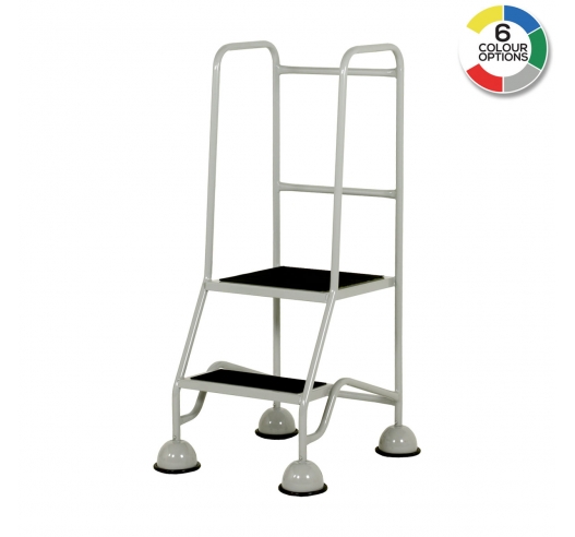 S221 2 Steps with Platform and Guard Rails