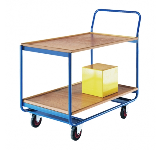 Trolley with 2 Plywood Shelves