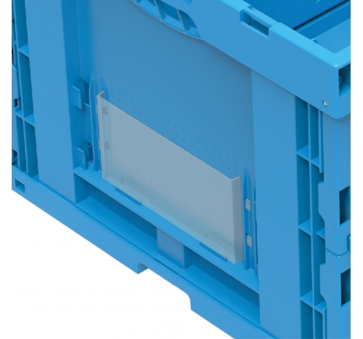 Clear Label Holder for Folding Walther Containers Clear Label Holder for Folding Walther Containers