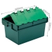 Green 600 x 400 Euro Attached Lid Container