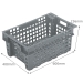 Perforated 37 litre container crate
