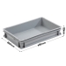 3-200-0 Grey Range Euro Container - 20 Litres