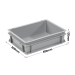 3-203-0 Grey Range Euro Container 10 Litres