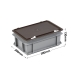 3-206-0-CASE Grey Range Euro Container Case - 5 Litres