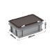 3-206-0-CASE Grey Range Euro Container Case - 5 Litres