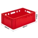 Red Meat Crate 200mm High - Stackable