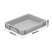 400 x 300 x 70mm Euro Stacking Container Tray