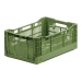 Foldable Ventilated Euro Containers with Ribbed Base (600 x 400 x 240mm) 42 Litres