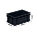 Euro Conductive Container 5 Litre (300 x 200 x 120mm)