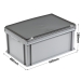 3-6426-1-CASE Grey Range Euro Container Case - 53 Litres with Smooth Base