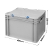 Prime Economy Euro Container Cases (400 x 300 x 285mm) with Hand Holes