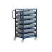 CT206P Mobile Tray Rack For 6 Euro Containers