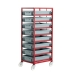 CT408P Mobile Tray Rack With 8 Euro Containers