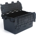 Large Storage Box with Lid - Black