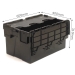 Black Tote Boxes with 52 Litre Capacity