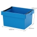 Blue Plastic Stacking and Nesting Storage Containers
