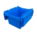 Plastic Storage Box with Open Hinged Lid