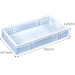 Confectionery Tray 32 Litre Vented-Sides