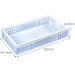 Confectionery Tray 32 Litre Vented-Sides