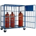 Cylinder Storage Cage With Wheels