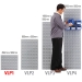VLP1 Louvre Panel 450mm x 500mm for Wall Mounting Linbins