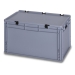 66 Litre Plastic Container with Lid (Euro/Stacking) ED64-32
