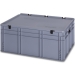 130 Litre Plastic Container with Lid (Euro/Stacking) ED86-32