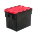 Plastic Medium Sized Plastic Crate with 24 Litre Capacity