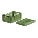 Foldable Ventilated Euro Containers with Ribbed Base (600 x 400 x 240mm) 42 Litres