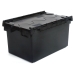 Big Plastic Crate in Black