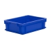 Blue Plastic Euro Container 120mm High - Food Grade