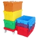 Stackable and Nestable Plastic Storage Boxes