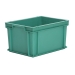 Stackable Plastic Euro Container In Green