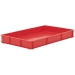 Red Stacking Confectionery Trays with solid sides and base