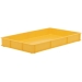 Yellow Stacking Confectionery Trays with solid sides and base