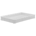 White Stacking Confectionery Trays Slotted sides and vented base
