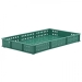 Green Stacking Confectionery Tray Ventilated Sides And Base