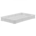 White Stacking Confectionery Tray Ventilated Sides And Base