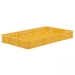 Yellow Stacking Confectionery Tray Ventilated Sides And Base