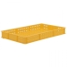 Yellow Stacking Confectionery Tray Ventilated Sides And Base