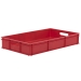 Red Stacking Confectionery Tray solid sides and base