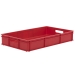 Red Stacking Confectionery Tray Solid Sides And Base